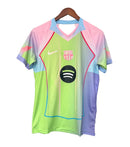 CAMISOLA DO BARCELONA 25/26 EDIÇÃO ESPECIAL VERDE E ROSA