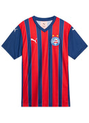 Camisola Alternativa Vermelha e Azul Bahia 2025-2026