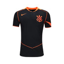 Camisola Alternativa Preta e Laranja Corinthians 2025-2026